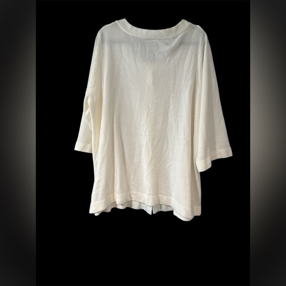 Essentials‎ Cream Knit Sweater - Picture 3 of 6